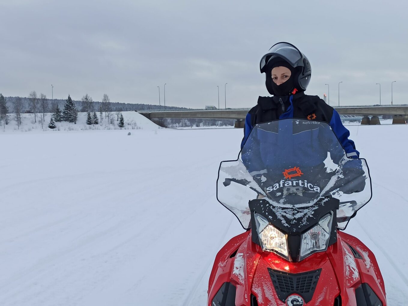 snowmobiling in Rovaniemi